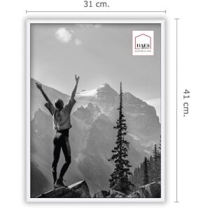 Cadru foto din plastic Haes Deco EF5W Easy Frame Alb 30x40 cm