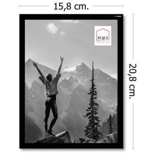 Haes Deco Cadru foto din plastic EF3B Easy Frame negru 15x20 cm