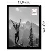 Haes Deco Cadru foto din plastic EF3B Easy Frame negru 15x20 cm