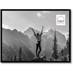 Cadru foto din plastic Haes Deco EF5B Easy Frame negru 30x40 cm