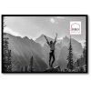 Haes Deco Kunststoff-Fotorahmen Easy Frame Schwarz 30x45 cm Abgerundetes Profil