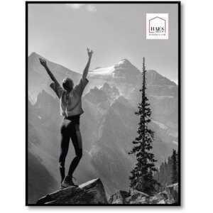 Haes Deco Kunststoff-Fotorahmen EF19B Easy Frame Schwarz...