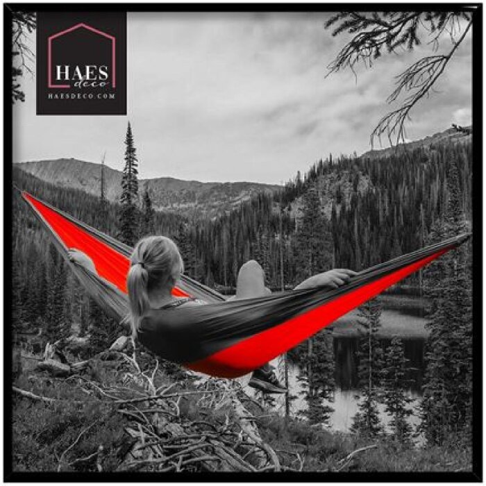 Haes Deco EC18B Rama foto din plastic Easy Click negru 50x50 cm