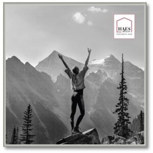 Haes Deco EF18S Easy Frame Kunststoffrahmen Silber 50x50 cm