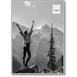 Haes Deco Kunststoff-Fotorahmen EF8S Easy Frame Silber...