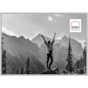 Cadru foto din plastic Haes Deco EF8S Easy Frame Silver 50x70 cm