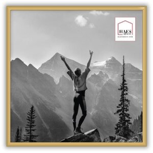 Haes Deco EF13G Easy Frame Gold Kunststoffrahmen 30x30 cm