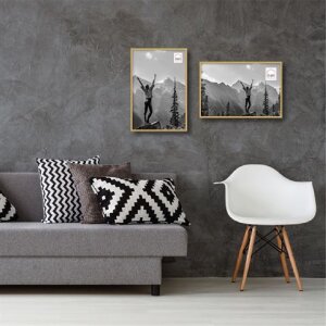 Cadru foto din plastic Haes Deco EF6G Easy Frame Gold 30x45 cm format portret-paisaj