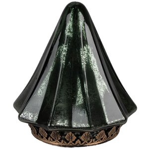 Clayre & Eef 6GL4570GR LED Weihnachtsbaum Glas...