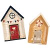 Clayre & Eef 6CE1867 Teller Gelb Beige 25x17x3 cm Landhausstil Keramik