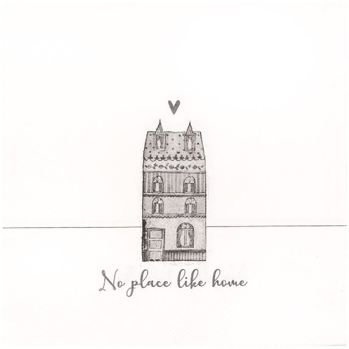 Clayre & Eef 73088 Șervețele de hârtie 33x33 cm 20 bucăți Alb