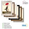 Haes Deco Bilderrahmen Paris White Brown Holzoptik Formate 10x15 bis 50x70 cm