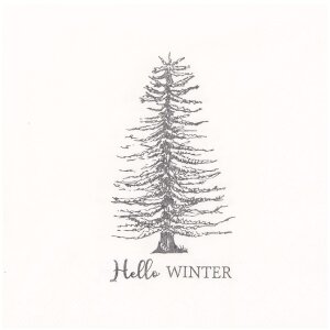 Clayre & Eef 73092 Papierservietten Hello Winter...