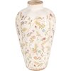 Clayre & Eef Vase 6CE1937S Blumendekor Ø 17x30 cm