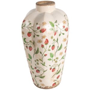 Clayre & Eef 6CE1939M Vase Erdbeerdesign Ø...
