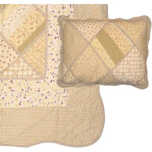 Clayre & Eef Q198.060 Bettüberwurf 180x250cm mit...