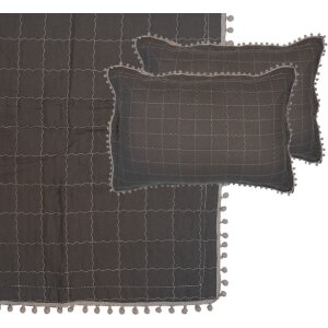 Clayre & Eef Q209.061 Bettüberwurf 220x240 cm 2x...