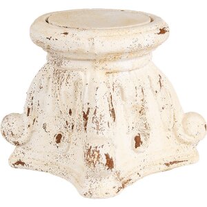 Clayre & Eef 6MG0059 Sockel Antik Creme 22x22x21 cm