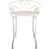 Clayre & Eef 6Y5666 Taburet Taburet Fier Alb Antic Ø 44x67 cm Stil Vintage