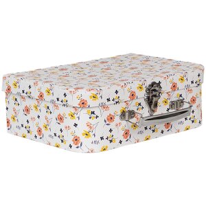 Clayre & Eef 66011 Deko Koffer 3er Set Weiß...