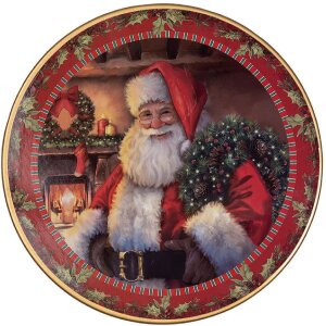 Clayre & Eef 65754S Tortenplatte Rot Weiß...