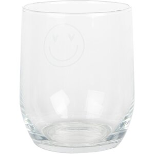 Clayre & Eef BHSGL0006 Trinkglas Smiley Transparent...