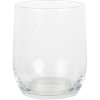 Clayre & Eef BHSGL0006 Trinkglas Smiley Transparent Ø 8x9 cm 300 ml