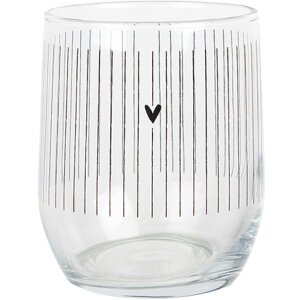 Clayre & Eef BHSGL0007 Trinkglas romantisch Ø...