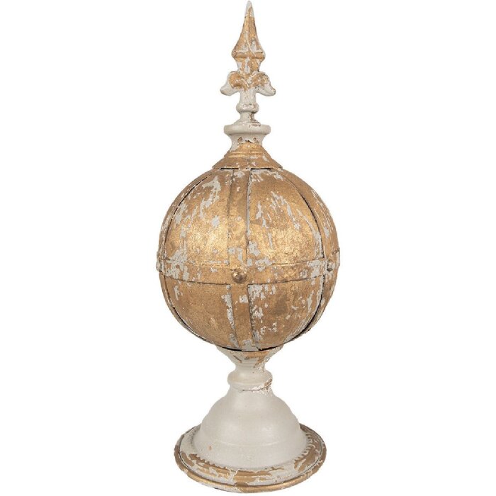 Clayre & Eef 6Y5584 Ornament Eisen Braun-Gold Antik Ø 19x45 cm