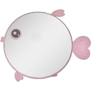 Juleeze JZSP0019 Tischspiegel Fischdesign Rosa 21x20x4 cm...