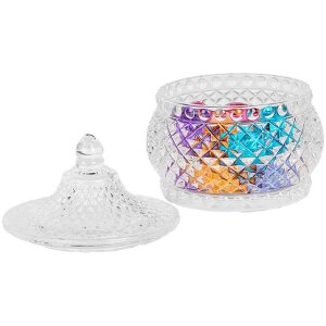 Clayre & Eef 6GL5004 Vorratsglas mit Deckel Ø 10x11 cm