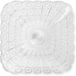 Clayre & Eef 6GL5015 Schale auf Fuß Transparent...