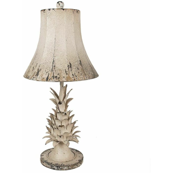 Clayre & Eef 6LMC0093 Lampă de masă Antique Beige Ø 30x64 cm E27 max 60W