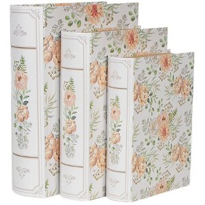 Clayre & Eef 66021 Schachtel in Buchform 3er-Set...