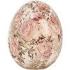 Clayre & Eef 6CE1920M Dekoration Ei Keramik Beige Rosa Ø 10x12 cm