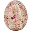 Clayre & Eef 6CE1920M Dekoration Ei Keramik Beige Rosa Ø 10x12 cm