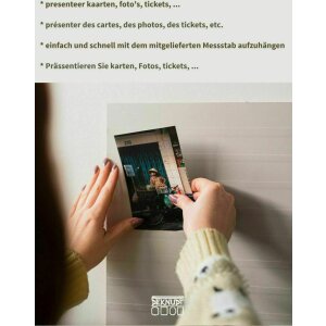 Deknudt S41VF1 Gallerina cadru alb 40x40 cm pentru colaje foto