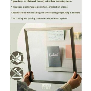 Deknudt S41VF1 Gallerina cadru alb 40x40 cm pentru colaje foto