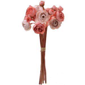 Clayre & Eef 6PL0327 Buchet de trandafiri artificiali...