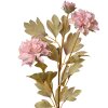 Clayre & Eef 6PL0328P Dekoration Zweig mit Blumen Rosa 9x9x68 cm