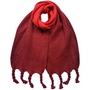 Juleeze JZSC0827BU Schal Damen Bordeaux 32x220 cm Synthetik
