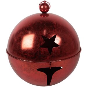 Clayre & Eef 5Y1265 Dekorative Klingeln 3er-Set Rot...