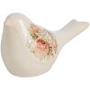 Clayre & Eef 6CE1951S Decorațiune pasăre bej roz 16x7x9 cm