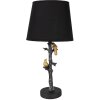 Clayre & Eef 6LMC0094 Tischlampe Schwarz Ø 23x45 cm Landhausstil E27/max 60W