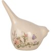 Clayre & Eef 6CE1954M Decorațiune Pasăre Bej Roz 14x9x15 cm Stil rustic