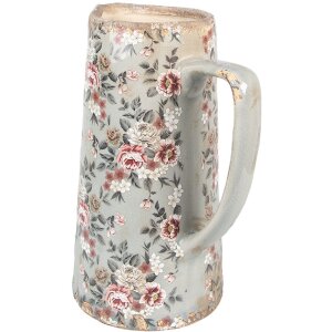 Clayre & Eef 6CE1971L Ulcior decorativ ceramică gri...