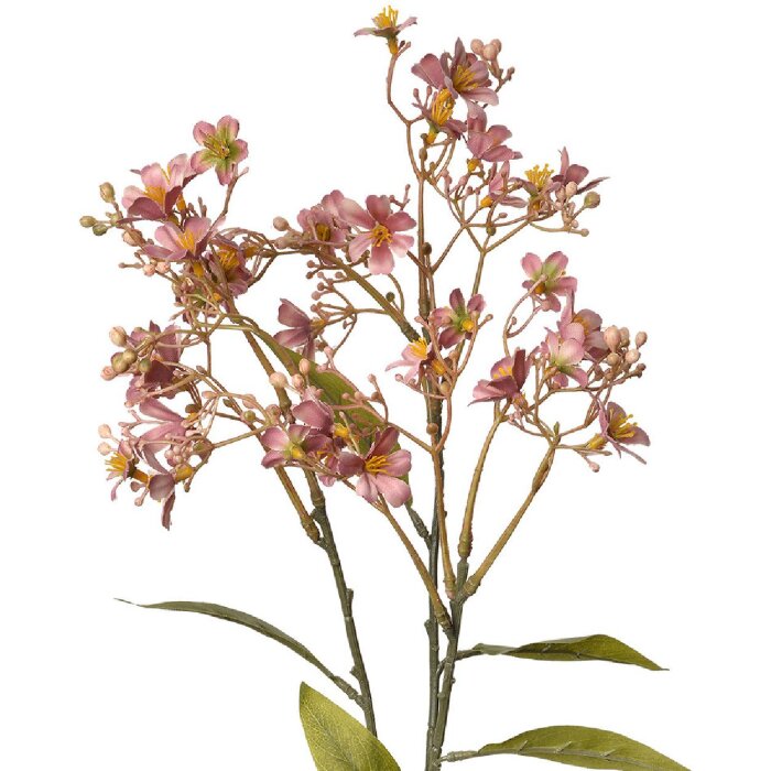 Clayre & Eef 5PL0122P Dekoration Zweig mit Blumen 15x7x70 cm