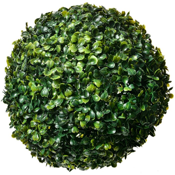 Clayre & Eef 6PL0325L Dekorativer Buchsbaum Kunststoff Grün Ø 24 cm