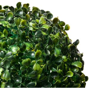 Clayre & Eef 6PL0325M Dekokugel Buchsbaum Kunststoff Grün Ø 20 cm