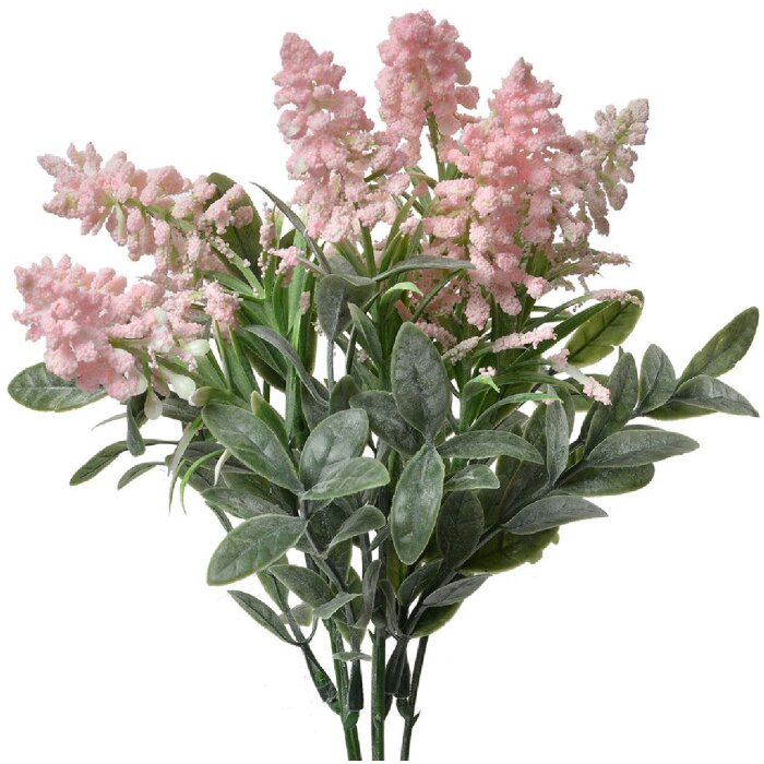 Clayre & Eef 6PL0351P Dekoration Zweig rosa Blüten 15x15x32 cm